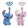 Lexibook, Disney Stitch, 3D Stitch and Angel walkie-talkies, 500 m range, 2 communication channels, belt clip, blue/pink, TW18D1 view 2