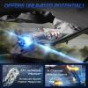 CKYSCHN Brushless RC Plane F4U Corsair - 4CH 500mm RC Airplane 3 Modes to Learn Flight & 6-Axis Gyro, 2.4GHz RTF Remote Control Airplane for Adults - One Key Aerobatic view 3