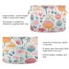 YETTASBIN Easter Egg Flower Cotton Rope Basket Large Round Baby Laundry Basket Toy Blanket Books Storage Bin for Bedroom Bathroom Nursery Home Decor, 20 x 14 Inch view 3