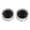 for Tam-iya Complete Set Aluminum Front & Rear Wheel Hubs Rims for 1/14 for Ta-Miya Tractor Climbing Trailer RC Car Upgrade Parts(White) view 4