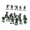 BESTonZON 100pcs Miniature Soldier Figurines Soldiers Model Lightweight Compact Action Figures for Role-Playing Table Decoration view 1