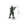 BESTonZON 100pcs Miniature Soldier Figurines Soldiers Model Lightweight Compact Action Figures for Role-Playing Table Decoration view 2