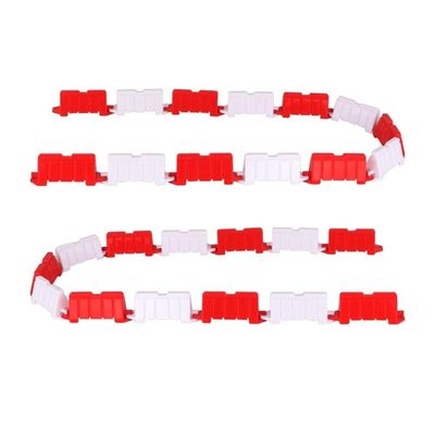 50pcs RC Car Drift Racing Track Road Barrier Traffic Fence Compatible with 1/10 1/14 1/16 1/18 1/28 RC Truck