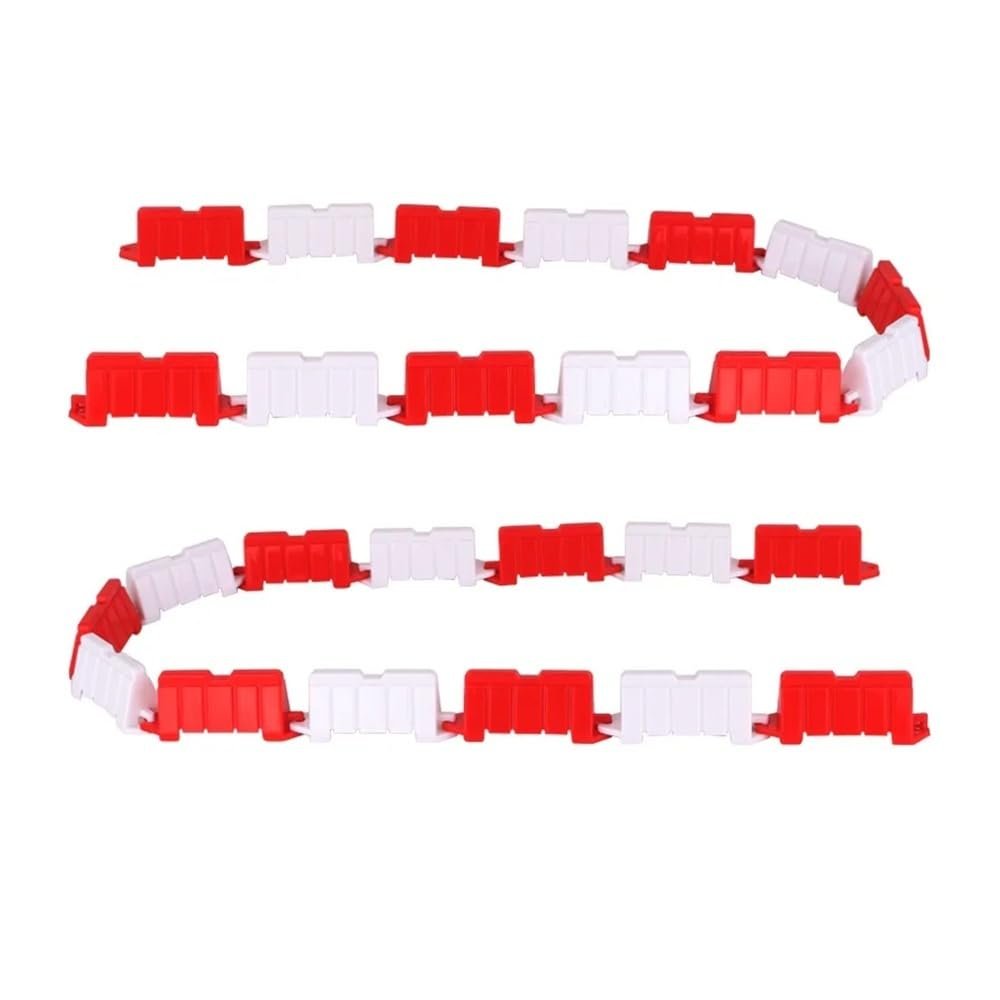 50pcs RC Car Drift Racing Track Road Barrier Traffic Fence Compatible with 1/10 1/14 1/16 1/18 1/28 RC Truck