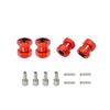 4pcs Aluminum RC Car 12mm Hex Hub Drive Adaptor 15/20/25mm Combiner Coupler for 1/10 RC Crawler Axial SCX10 D90(15mm Black) view 3