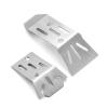 2pcs Stainless Steel Front and Rear Chassis Armor Protector for ARR-ma 1/18 for Gra-nite for Gr-om RC Car Upgrade Parts Accessories view 1