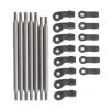 6MM Stainless Steel Metal M4 Link Rod Steering Linkage Kit for Red-cat GEN8 1/10 RC Crawler Car Upgrade Parts view 2