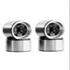 4PCS 1.0 Inch Aluminum Alloy Beadlock Wheel Hub Rims for RC Crawler Car Axial for SCX24 1/18 for TRX4M Wheels Parts, Black view 1