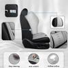 2 Front Car Seat Covers for Bentley Continental Flying Spur 2006-2013 Waterproof Seat Covers with Lumbar Support Nappa Leather Car Seat Cover for Bentley Continental Flying SpurBlack&Gray-Standard view 2
