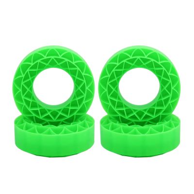RC Upgrade Accessories for TRAXXAS for TRX4 for Axial for SCX10 for Capra for TF2 for GEN8 1/10 RC 4pcs 1.9" Wheel Tires Silica Gel Rubber Insert Foam 106x42mm(Orange)