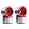 4pcs 1.0" Aluminum Alloy Beadlock Wheel Hub 7mm Hex for TRX4M 1/18 RC Crawler Car Upgrade Parts(Red) view 1