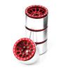 4pcs 1.0" Aluminum Alloy Beadlock Wheel Hub 7mm Hex for TRX4M 1/18 RC Crawler Car Upgrade Parts(Red) view 4