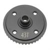 Gearbox Bevel Gear 43T and Input Gear 10T for ARR-ma 1/8 for KRA-ton 6s 1/7 for Not-orious for Out-cast 10-43t view 4