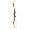 BESTonZON Dinosaur Model Dinosaur Tiny Figures Mini Figures Decor Wood Figurine Simulation Animal Miniature Model Realistic Wooden Light Brown view 2