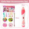 BESCOST DIY Hair Braiding Machine with Beads - Kids Automatic Hair Styling Tool & Jewelry Maker Kit, Ideal Easter Basket Filler, Birthday Gift for Girls Age 5 6 7 8 9 10 11 12 Year Old view 3