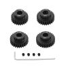 4pcs 0.6M 5mm 17T 18T 20T 21T 23T 24T 25T 26T 27T 28T Pinion Gear Moter Gear Set for HSP 1/10 RC Car Upgrade Parts Accessories(21T 22T 23T 24T) view 2