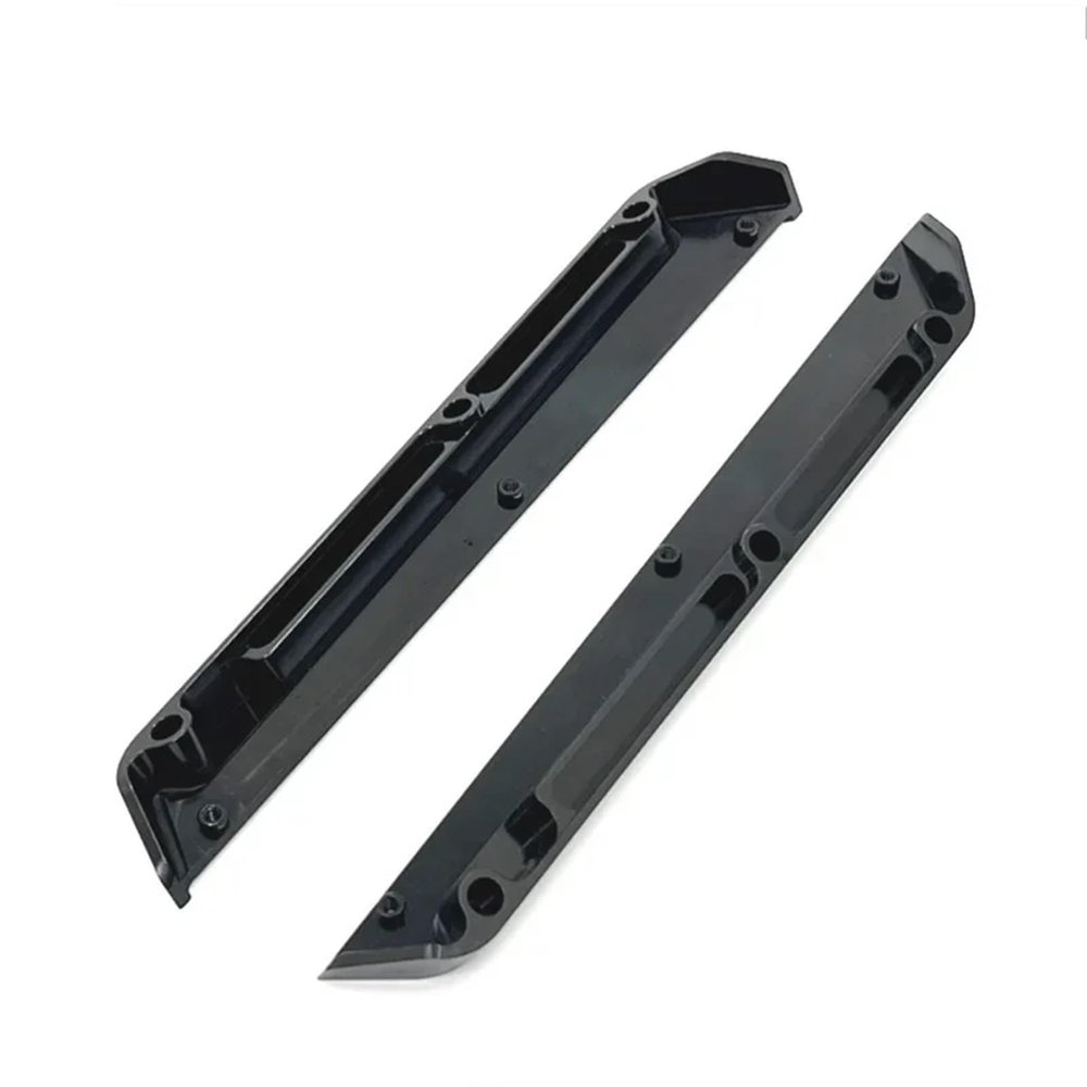 for Wl-Toys 124016 124017 124018 124019 124007 Metal Chasis Protector Bottom Protection 124019-1824 1/12 RC Car Upgrade Parts(Black)