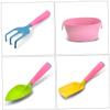 CHICAMPERA 1set Boy Girl Mini Garden Tool Gardening Supplies for Boy Girl Fun Shovels and Rakes for Outdoor Planting and Gardening Activities for Boys and Girls view 2