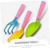 CHICAMPERA 1set Boy Girl Mini Garden Tool Gardening Supplies for Boy Girl Fun Shovels and Rakes for Outdoor Planting and Gardening Activities for Boys and Girls view 4