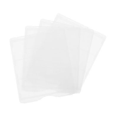 ABOOFAN 4pcs Lab Box for Microscope Slides Plastic Storage Case Thick Holder for Mailing Organizing Slides