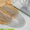 EOBOH 120PCS Bead Necklace, Silver Christmas Bead Stuff Party Favors, 33" Xmas Necklaces Women and Men, Festival Events Parade Throw Accessories for Wedding Birthday Celebrations Decorations view 2