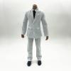 1/6 Scale Male Clothes, Man Suit Set Clothing for 12-inches Male Action Figure Body, 1/6 Man Action Figure Business Suit with Shirt & Tie Accessory Costume Outfit (White) view 1