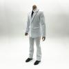 1/6 Scale Male Clothes, Man Suit Set Clothing for 12-inches Male Action Figure Body, 1/6 Man Action Figure Business Suit with Shirt & Tie Accessory Costume Outfit (White) view 2