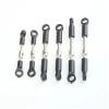 cvking Compatible with WLtoys 144001 1/14 4WD RC Car Accessories RC Parts Metal Tie Link Rods Set Pull Rod Replacement Accessory RC Links Linkage view 1