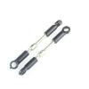 cvking Compatible with WLtoys 144001 1/14 4WD RC Car Accessories RC Parts Metal Tie Link Rods Set Pull Rod Replacement Accessory RC Links Linkage view 3