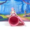 3D Printed Racoon with Trash Can, Articulated Pink Racoon, 3D Printed Trash can, Medium Raccoon Toy, Trash Panda, Fidget ADHD Autism Toy AR007-Medium-Pink view 4