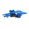for Re-mo for Ho-BBY 1621 1631 1651 1661 1665 Metal Steering Block C-Hub Carrier Steering Assembly Suspension Arm Upgrade Parts Kit(Blue) view 2