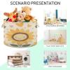 YETTASBIN Sunflower Cotton Rope Basket Large Round Baby Laundry Basket Toy Blanket Books Storage Bin for Bedroom Bathroom Nursery Home Decor, 20 x 14 Inch view 4