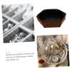 HANABASS Pu Leather Foldable Dice Tray and Storage Box for Table Games Design for Dice Jewelry and Sundries Capacity Easy to Clean view 4