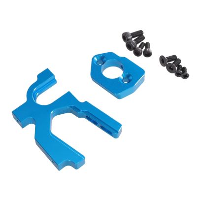 for Wlt-oys LC 1/12124019 1/14 144001 144010 RC Car Metal Upgrade Accessories Adjustable Motor Fixed Seat(Blue)