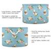 Burbuja Ducks Wearing Scarves Round Storage Basket with Cotton Rope Handles, Laundry Basket for Blankets, Toys, Nursery, Living Room Decoration view 3