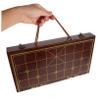 BESTonZON Natural Wood Chess Set Portable Chessboard Kit Travel Chess Game Vintage Chessboard Great for Skill Levels view 3