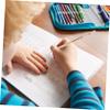 50pcs Hexagonal Student Pencil Drawing Pencils Writing s Erasable Non Sharpening Sketching Eraser Long Wood School Lead view 4
