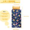 Hi Sprout Toddlers Nap Mat with Removable Pillow and Soft Blanket, Lightweight Daycare Preschool Kindergarten Sleeping Bag, Travel Slumber for Kids Girls Boys (Construction Vehicle) view 2