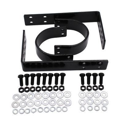 1 Set Universal Black Steel Driveshaft Safety Loop Bolt On Adjustable Drive Tail Shaft