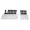 1 Set Universal Black Steel Driveshaft Safety Loop Bolt On Adjustable Drive Tail Shaft view 4