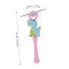 JOINPAYA Fairy Wand Toys Plastic Light Windmill Music Windmill for Kids Rotating Light up Wand Random Color view 2