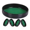 BESTonZON 5pcs Dice Cup Bottom Holder Felt-lined Replacement Shaker Tray for Dice Games Compatible Standard Cups for Parties and Entertainment Venues view 1