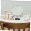 MAGICLULU 2-Piece Wooden Display Stand Tiered Riser for Figures Minimalist Desktop Organizer Decorative Ladder Shelf for Collectibles and Jewelry view 2