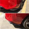 2PC Rear Bumper Lip Wrap Angle Diffuser Splitter Canard Spoiler Protector Compatible With VW Golf Mk8 MK7 MK7.5 MK6 MK5 GTI GTD GTE R R-LINE(Carbon fiber look) view 4