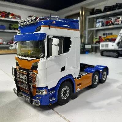 wheelfun 6X6 1/14 RC Trator Truck Metal Chassis Remote Control Tractor Car Model Kits Hobby Grade Model
