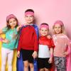Bememo 36 Pcs Neon Sweatbands Set for Kids Adult 12 Headbands 24 Wristbands Bulk Sports Sweat Bands Athletic for Basketball Tennis Running Gym Student Gifts Glow Party(Pink,Small) view 4