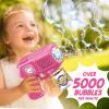 Beria Bubble Guns with Bubble Solution- 3 Pack, Bubbles Gun, Blaster, Blower, Maker, Machine for Boys Girls, Birthday Gifts for Ages 3 4 5 6 7 8 Year Old Kid, Outdoor Toys for Toddlers, Party, Wedding view 2