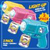 Beria Bubble Guns with Bubble Solution- 3 Pack, Bubbles Gun, Blaster, Blower, Maker, Machine for Boys Girls, Birthday Gifts for Ages 3 4 5 6 7 8 Year Old Kid, Outdoor Toys for Toddlers, Party, Wedding view 3