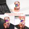 Apqdw Kinetic Spinning Desk Toy, Metal Fidget Spinner Stress ADHD Relief Anti Anxiety Focus Sensory Toy, Portable EDC Gadget, Birthday Gifts for Adults, Rose Gold view 4