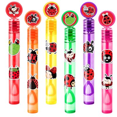 Ladybug Party Favors for Kids - 24 Pack Mini Bubble Wands